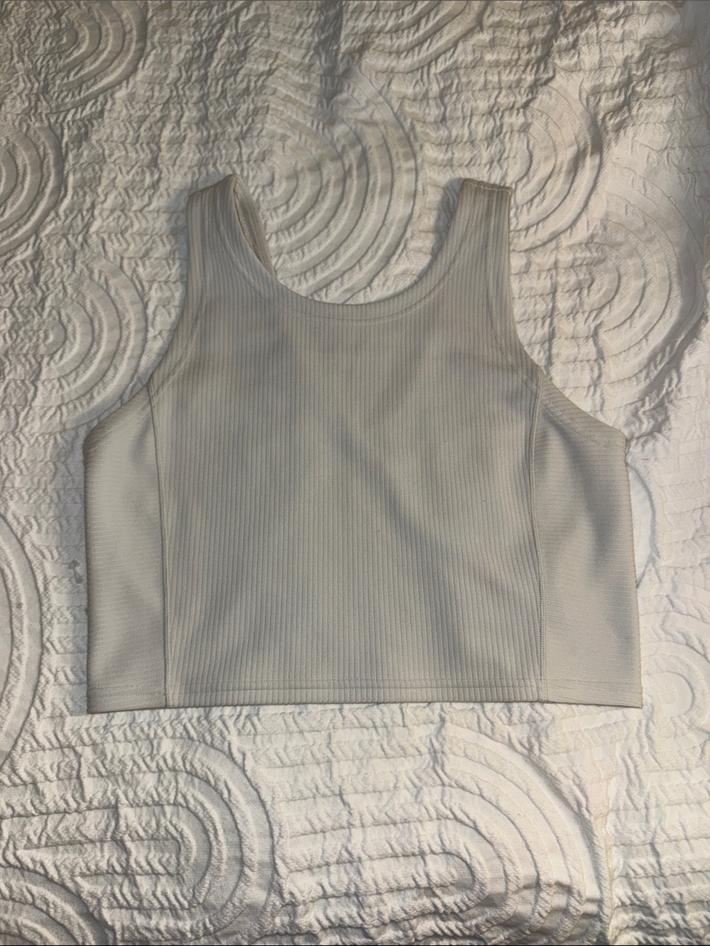lululemon Ribbed Softstreme Cropped Tank Top